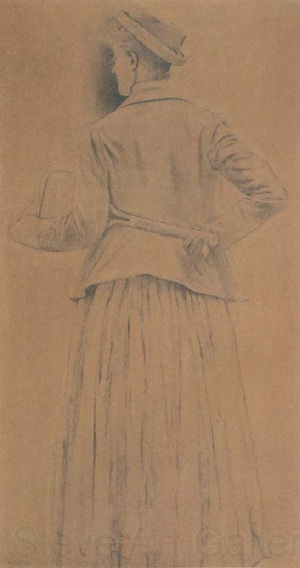 Fernand Khnopff Study For Memories